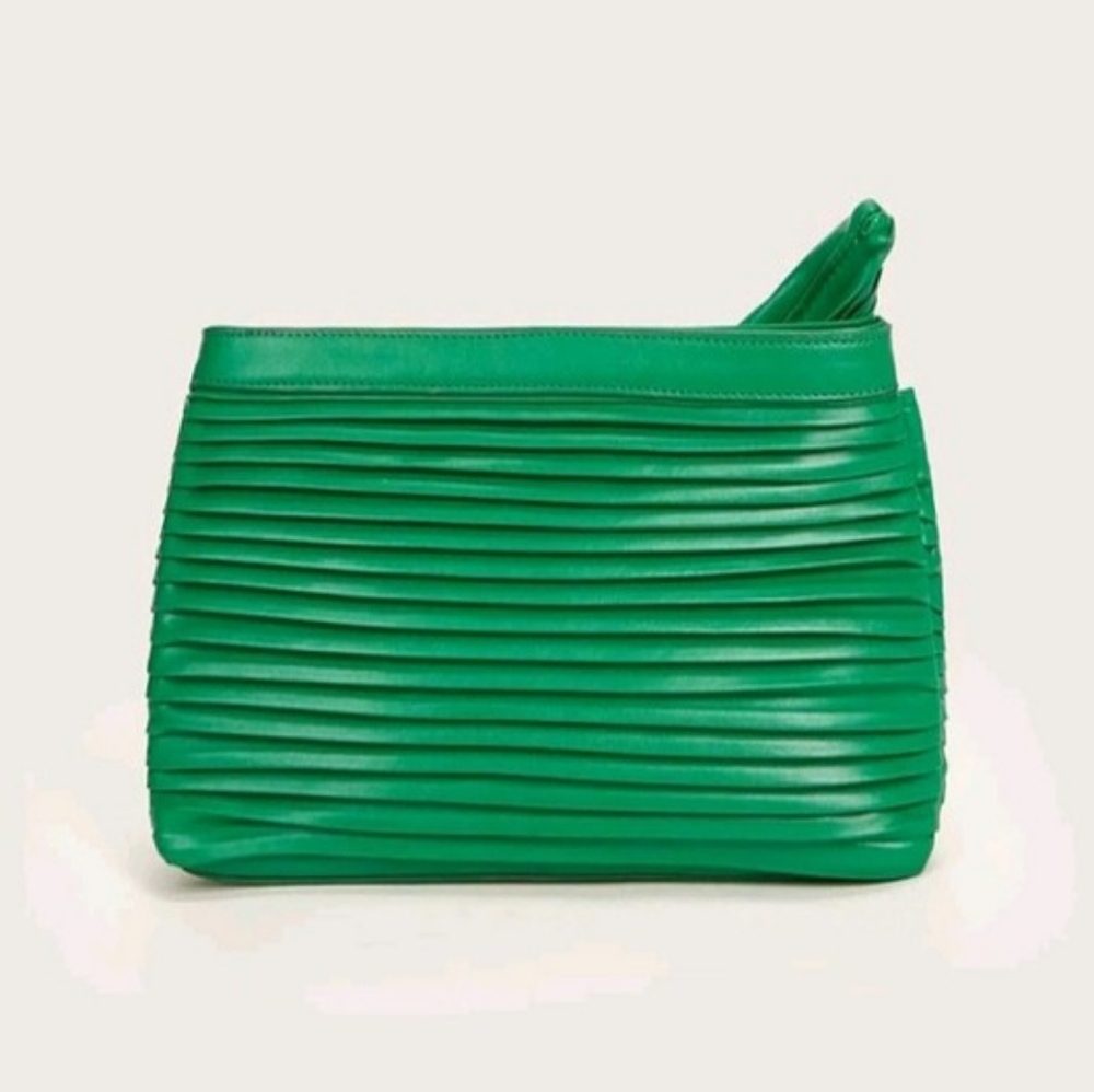 Pleated Clutch Handbag - Picture 2 of 8